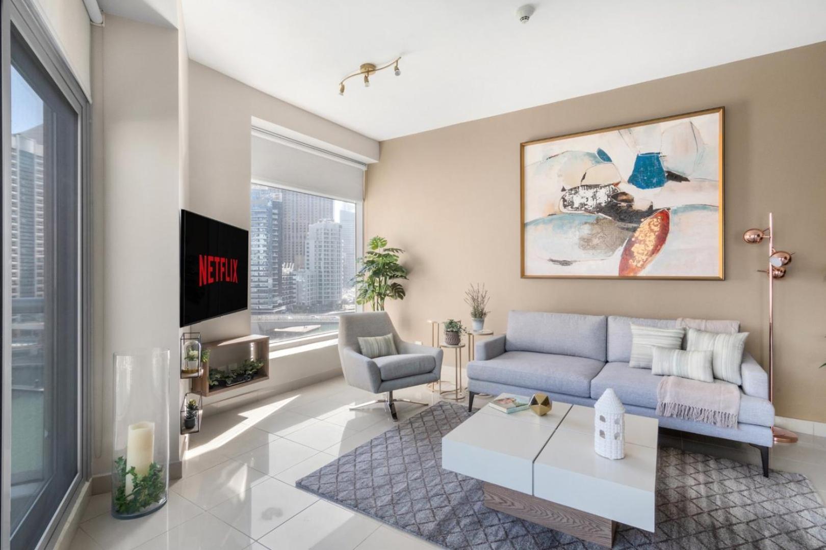 Guestready - Marina View | Fairfield Tower Lägenhet Dubai Exteriör bild